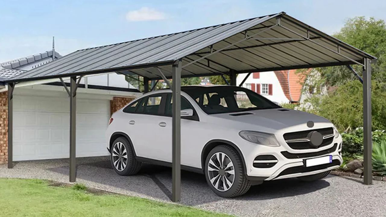 How to Set Up a Metal Carport in Your Driveway?